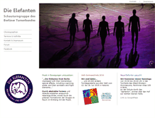 Tablet Screenshot of berlinerelefanten.de